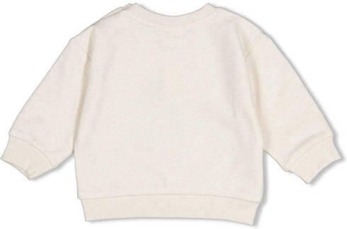Feetje sweater Pasta Party ecru antraciet camel Jongens Katoen-polyester Ronde hals - Foto 2