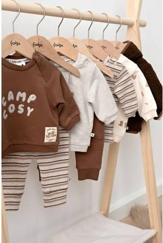 Feetje sweater Tiny Timber Tales bruin Tekst - Foto 3