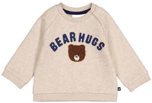 Feetje sweater Winter Denims ecru bruin Katoen-polyester Ronde hals