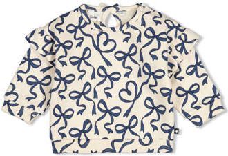 Feetje sweater Winter Denims offwhite blauw Ecru All over print