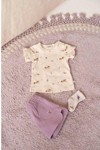 Feetje T-shirt Flower Ranch ecru Meisjes Katoen Dierenprint - Foto 3