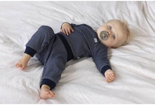 Feetje Wafel pyjama royal blue wit Blauw Katoen Streep - Foto 3