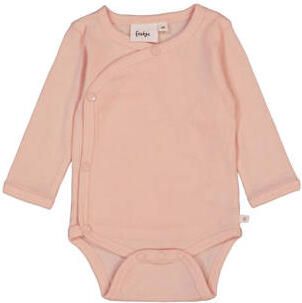 Feetje wikkelromper The Magic is in You roze Meisjes Katoen Ronde hals