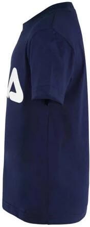 Fila T-shirt met logo donkerblauw Katoen Ronde hals Logo 110 116