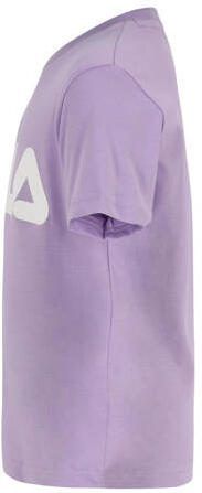 Fila T-shirt met logo violet Paars Katoen Ronde hals Logo 110 116 - Foto 2