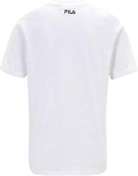 Fila T-shirt met printopdruk wit Meisjes Katoen Ronde hals Printopdruk 146 152