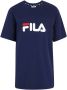 Fila T-shirt donkerblauw Katoen Ronde hals Logo 146 152 - Thumbnail 1