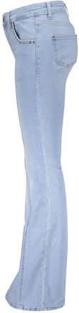Frankie&Liberty flared jeans light blue denim Blauw 152