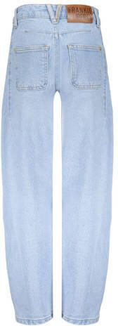 Frankie&Liberty low waist barrel jeans light blue denim Blauw Effen - Foto 4