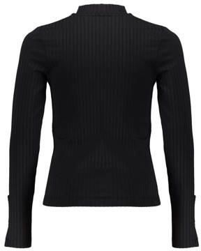 Frankie&Liberty ribgebreide longsleeve Kelsey met printopdruk zwart Meisjes Polyester Ronde hals 140 - Foto 2