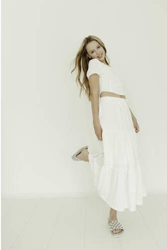 Frankie&Liberty rok wit Meisjes Polyester Effen 176 - Foto 2