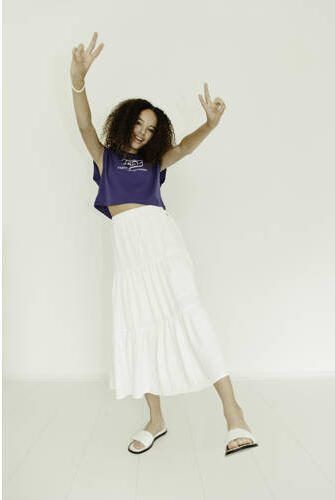 Frankie&Liberty rok wit Meisjes Polyester Effen 176 - Foto 3