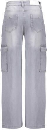 FRANKIE & LIBERTY Meisjes Jeans Independant Cargo Lichtgrijs