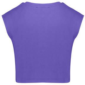 Frankie&Liberty T-shirt blauw Meisjes Katoen Ronde hals Effen 176