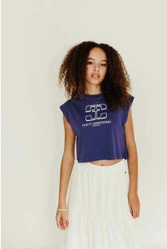 Frankie&Liberty T-shirt blauw Meisjes Katoen Ronde hals Effen 176 - Foto 2