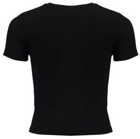 Frankie&Liberty T-shirt zwart Meisjes Nylon Ronde hals Effen 164