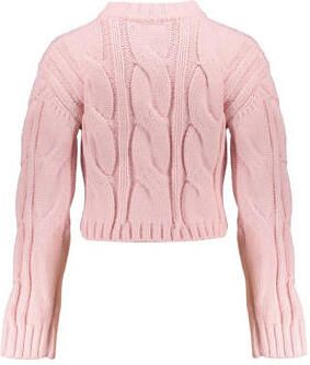 Frankie&Liberty trui Kelly lichtroze Meisjes Acryl Ronde hals Effen 140 - Foto 3