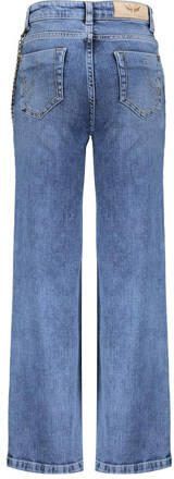 Frankie&Liberty wide leg jeans Attitude vintage blue denim Blauw Meisjes Stretchdenim 152 - Foto 1