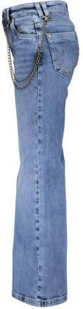 Frankie&Liberty wide leg jeans Attitude vintage blue denim Blauw Meisjes Stretchdenim 152