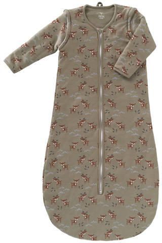 Fresk gevoerde baby winter slaapzak Deer olive Babyslaapzak Groen All over print 110 - Foto 1