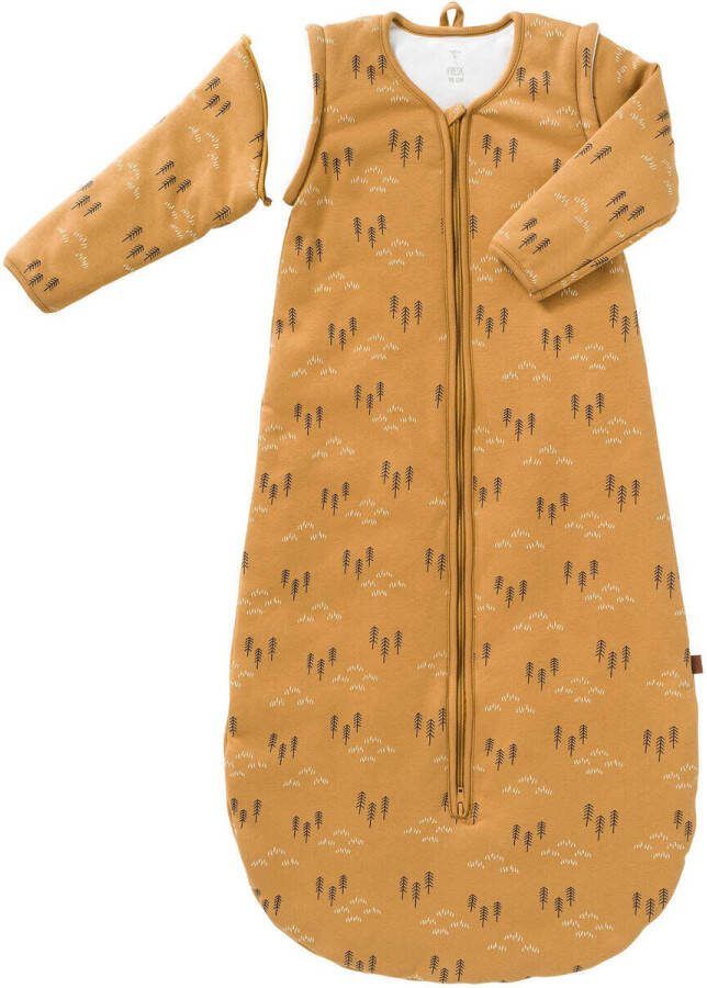 Fresk gevoerde baby winter slaapzak Woods spruce yellow Babyslaapzak Geel 110 - Foto 2