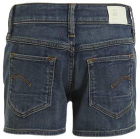 G-Star Raw 3301 skinny shorts denim short sun faded indigo Korte broek Blauw Meisjes Katoen 128