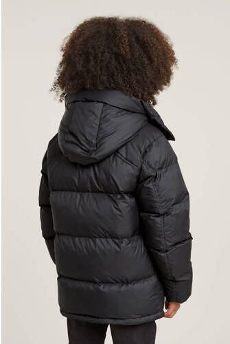G-Star Raw gewatteerde winterjas Whistler pdd hdd jkt zwart Jongens Polyester Capuchon 140