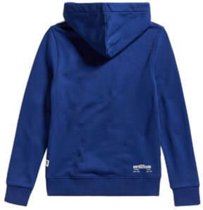 G-Star Raw hoodie SS23205 hdd sweater blauw Jongens Katoen Capuchon Effen 140 - Foto 8