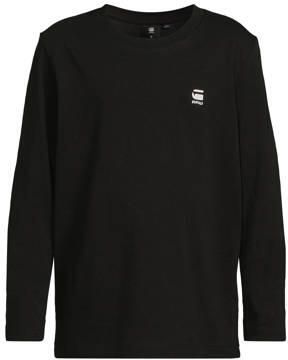 G-Star Raw longsleeve t-shirt l\s regular 2PK 6484dk black Zwart Jongens Katoen Ronde hals 140 - Foto 7
