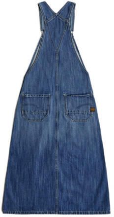 G-Star Raw overgooier Dungaree dress long faded cliffside blue Jurk Meisjes Denim Vierkante hals 140 - Foto 8
