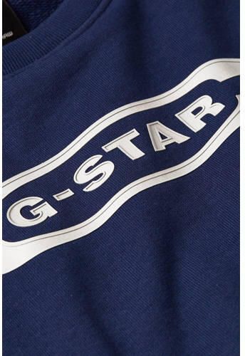G-Star RAW Jongens Sweater Unbrushed Donkerblauw jongens - Foto 3