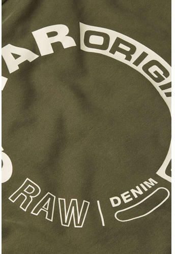 G-Star Raw sweater groen Trui Backprint 140 | Trui van