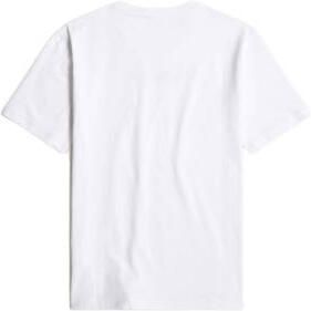 G-Star Raw T-shirt t-shirt s\s loose met logo wit Katoen Ronde hals 140 - Foto 8