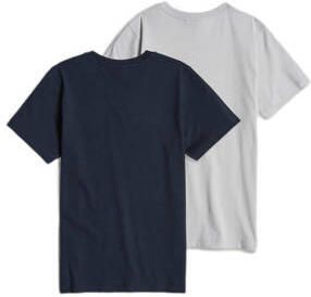 G-Star Raw T-shirt t-shirt s\s regular 2PK (set van 1) Blauw Jongens Katoen Ronde hals 128 - Foto 2