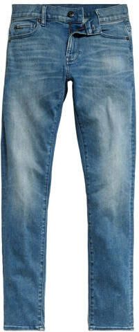 G-Star Raw slim fit jeans faded cascade Blauw Jongens Stretchdenim Effen 164 - Foto 4