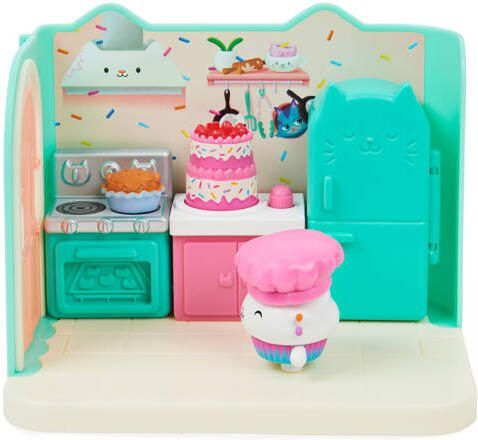 Gabby's Dollhouse Deluxe Room Cakey's Kitchen Speelset - Foto 2