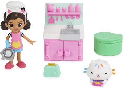 Gabby's Dollhouse Gabby's Poppenhuis Keuken met Gabby & Cakey Speelset