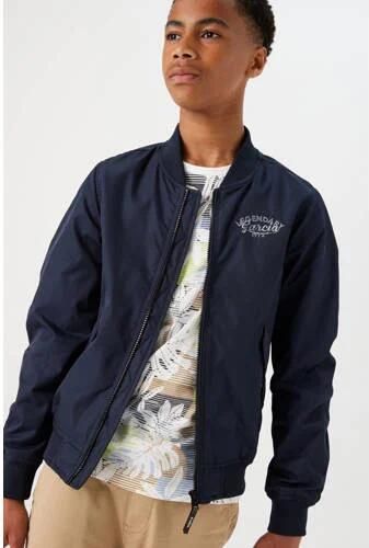 Garcia bomberjack zomer donkerblauw Jas Jongens Polyester Opstaande kraag 128 134 - Foto 2
