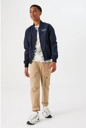 Garcia bomberjack zomer donkerblauw Jas Jongens Polyester Opstaande kraag 128 134 - Foto 3