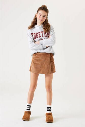 Garcia corduroy; skort bruin Rok Effen 134 | Rok van - Foto 3