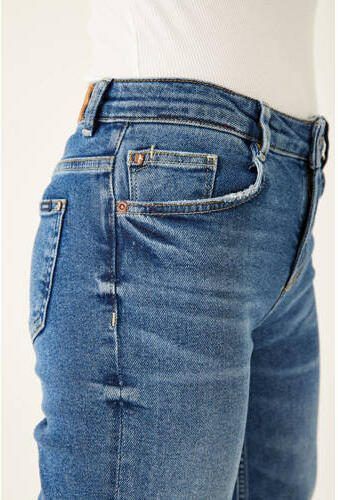 Garcia cropped straight fit jeans 576 Mylah dark used Blauw Meisjes Stretchdenim 128 - Foto 3