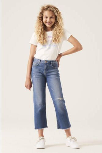 Garcia flared jeans Mylah 576 light used Blauw Meisjes Stretchdenim Effen 146 - Foto 3