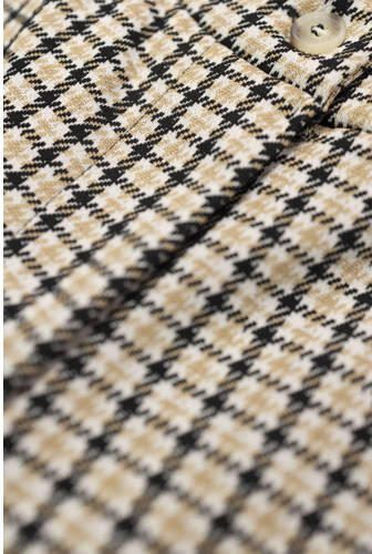 Garcia geruite skinny broek beige zwart Meisjes Polyester Ruit 128 - Foto 3