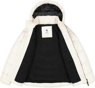 Garcia gewatteerde winterjas ecru Meisjes Polyester Capuchon Effen 140 146 - Foto 5