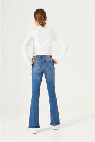 Garcia high waist flared jeans 575 medium used Blauw Meisjes Denim Effen 128 - Foto 3