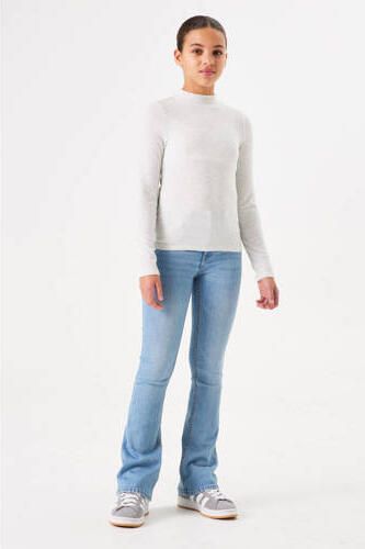 Garcia high waist flared jeans medium used Blauw Meisjes Stretchdenim Effen 128 - Foto 3