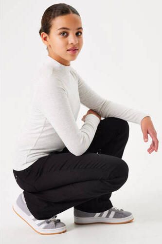 Garcia high waist flared jeans rinsed Zwart Meisjes Stretchdenim Effen 128 - Foto 8