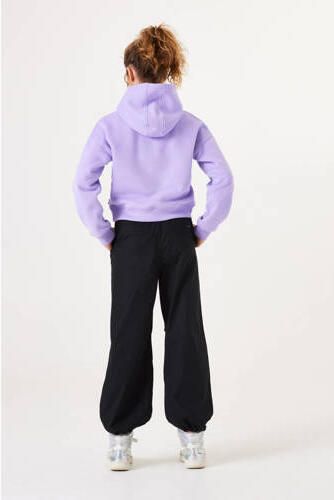 Garcia high waist loose fit joggingbroek zwart Meisjes Katoen Effen 128 - Foto 3