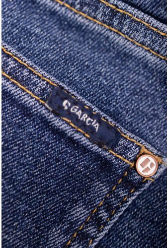 Garcia high waist straight fit jeans 576 Mylah dark used Blauw Meisjes Denim 128 - Foto 4