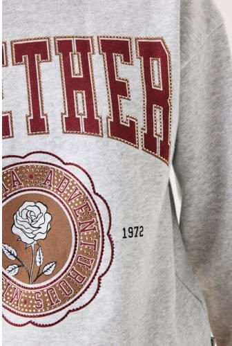 Garcia hoodie grijs Trui Meisjes Sweat Capuchon Printopdruk 140 146 - Foto 2